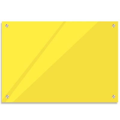 تخته وایت برد شیشه ای لاکوبل مدل CG سایز 150x90 سانتی متر