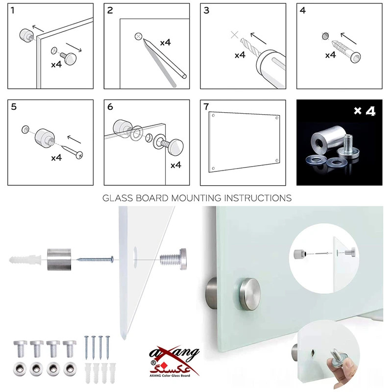 وایتبرد شیشهای لاکوبل مدل LACOBEL -1291 سایز 120x91 سانتیمتر - تصویر 14