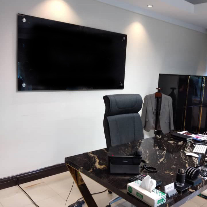 تخته وایت برد شیشه ای لاکوبل مدل LACOBEL -1280 سایز 120x80 سانتی متر - تصویر 9