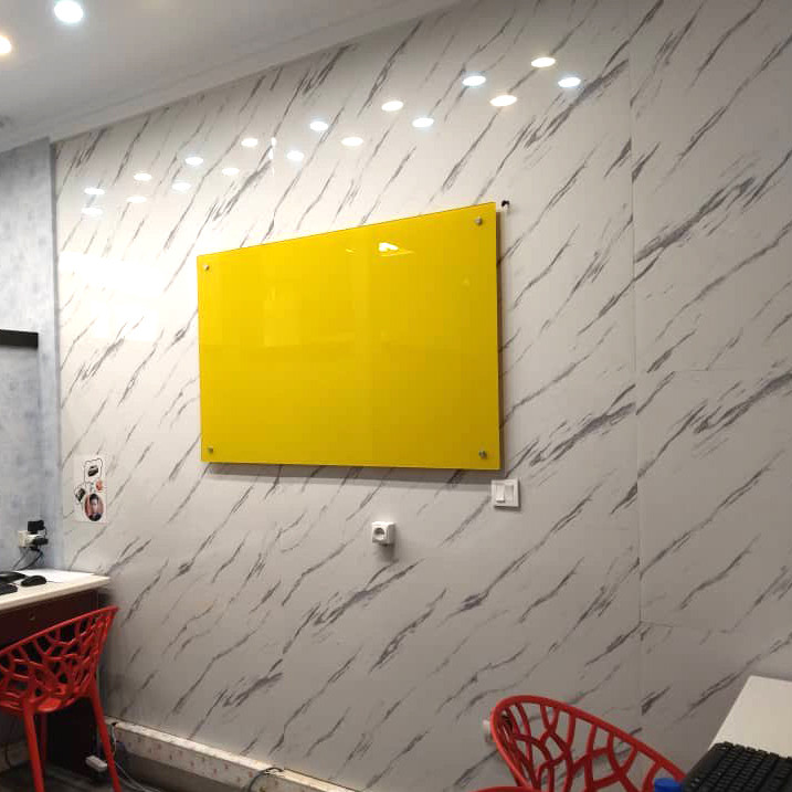 تخته وایت برد شیشه ای لاکوبل مدل LACOBEL -1280 سایز 120x80 سانتی متر - تصویر 3