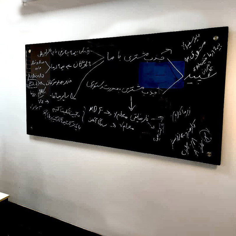 تخته وایت برد شیشه ای لاکوبل مدل LACOBEL -1280 سایز 120x80 سانتی متر - تصویر 12