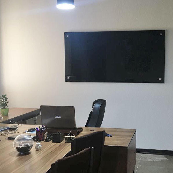 تخته وایت برد شیشه ای لاکوبل مدل LACOBEL -1280 سایز 120x80 سانتی متر - تصویر 2